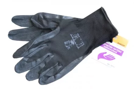 Перчатки нейлоновые Латекс Энкор красные1/10 58748 купить в Уфе