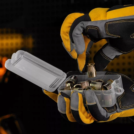 Заклепки резьбовые Denzel, стальные, оцинкованные, М12, пластиковый кейс, 25 шт., 40606 купить в Уфе