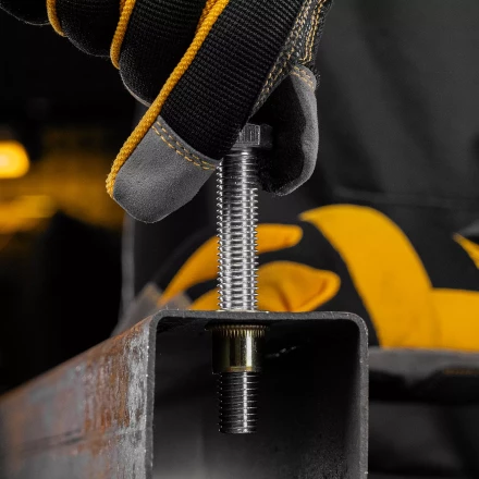 Заклепки резьбовые Denzel, стальные, оцинкованные, М12, пластиковый кейс, 25 шт., 40606 купить в Уфе