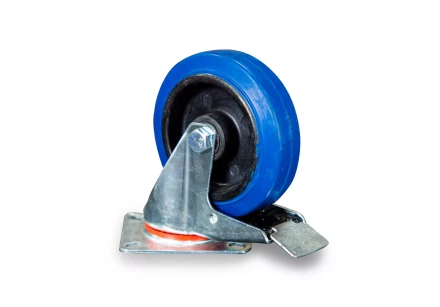 Колесо поворотное резина SRCLb 55 125 мм с тормозом (F) 1024396 купить в Уфе