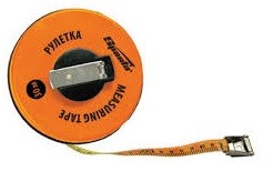 Рулетка геодезическая 20 м х 10 мм SPARTA лента ПВХ открытый корпус 314305 купить в Уфе