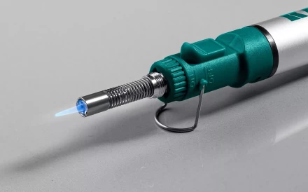 SolderGas 70A набор 3-в-1, газовый паяльник, горелка, фен, 30-70 Вт,  1300°С 55504-H3 купить в Уфе