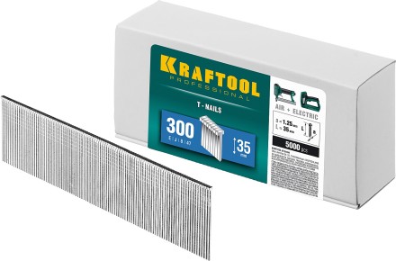 Гвозди тип 18GA (47 / 300 / F) 5000 шт 31785-35 купить в Уфе