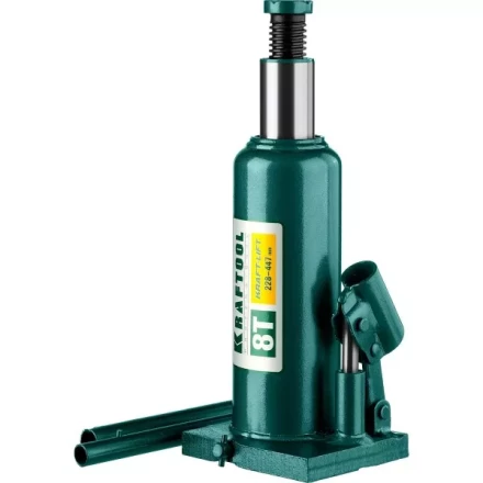 Домкрат гидравлический бутылочный &quot;Kraft-Lift&quot;, сварной, 8т, 228-447мм, KRAFTOOL 43462-8 43462-8_z01 купить в Уфе