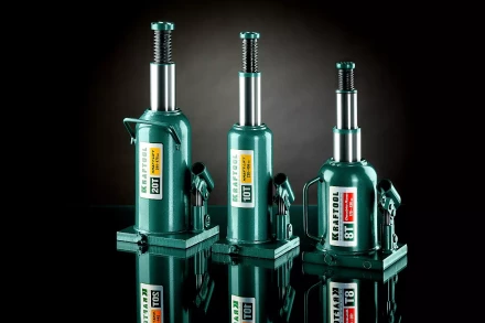 Домкрат гидравлический бутылочный &quot;Kraft-Lift&quot;, сварной, 8т, 228-447мм, KRAFTOOL 43462-8 43462-8_z01 купить в Уфе