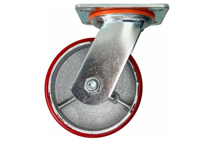 Аппаратное неповоротное колесо большегрузное HITCH 190*50 полиуретан FCp80 (SZ085013) купить в Уфе
