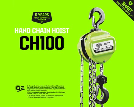 Таль ручная цепная HITCH CH100, 1.5 т, 3 м купить в Уфе