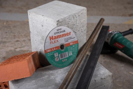 Круг отрезной HAMMER 180х1.6х22 упак. 25 шт. купить в Уфе