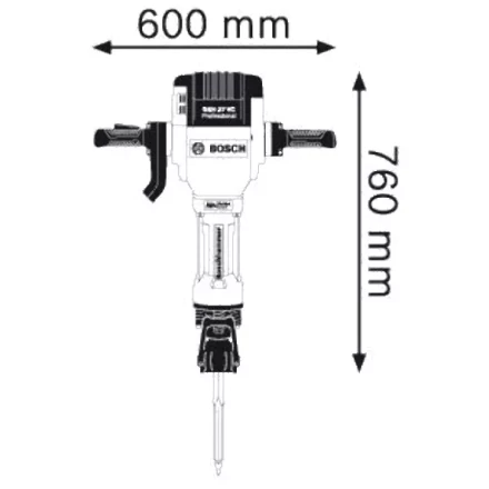 Молоток отбойный Bosch GSH 27 VC купить в Уфе