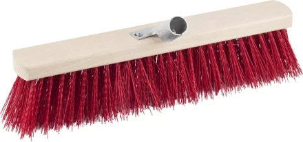 Щетка GRINDA &quot;EURO&quot; уличная без ручки, буковая колодка, жесткая щетина, с металлическим держателем для черенка, 40см 39193-40 купить в Уфе