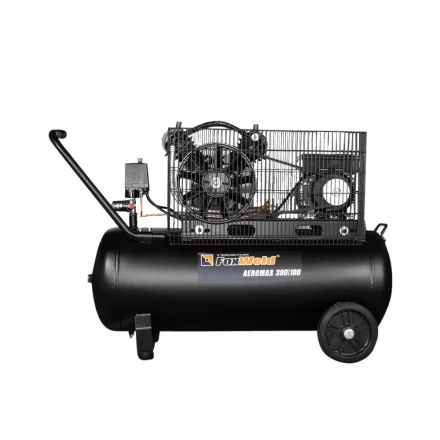 Компрессор масляный ременной AEROMAX 390/100 FoxWeld купить в Уфе
