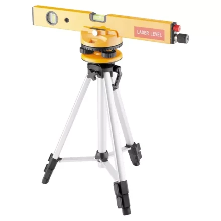 Уровень лазерный 400 мм 1050 мм штатив 3 глазка набор база 2.линзы в пласт. боксе MTX 350299 купить в Уфе