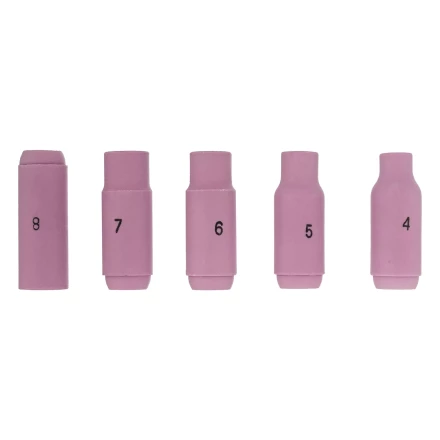 Набор керамических сопел Denzel 93656, № 4, 5, 6, 7, 8 купить в Уфе