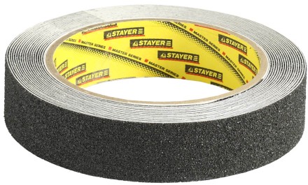 Клейкая лента, STAYER Profi 12270-25-05, противоскользящая, 25мм х 5м 12270-25-05 купить в Уфе