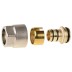 Соединитель GENERAL FITTINGS для металлопластиковых труб, евроконус, никелированная латунь, 3/4&quot; / 20 мм x 2,0 мм 51047-3/4-20 купить в Уфе