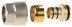 Соединитель GENERAL FITTINGS для металлопластиковых труб, евроконус, никелированная латунь, 3/4&quot; / 20 мм x 2,0 мм 51047-3/4-20 купить в Уфе