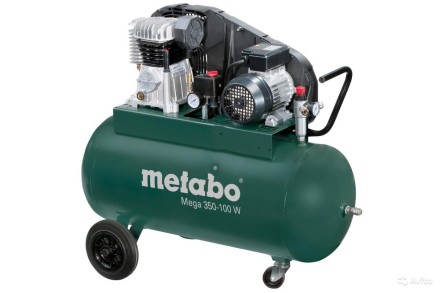 Компрессор масляный поршневой ременной Metabo Mega 350-100 W купить в Уфе