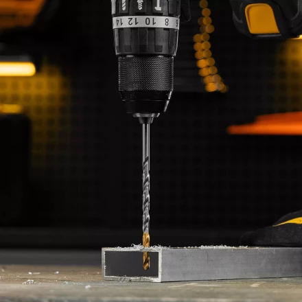 Сверло спиральное по металлу Denzel 5,5 х 139 мм, Р6М5, Golden Tip, удлиненное, 718255 купить в Уфе