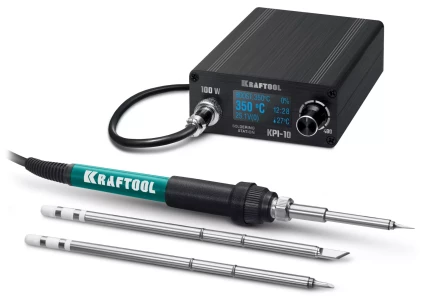 KRAFTOOL KPI-10 программируемая индукционная паяльная станция 50  480°C, 100 Вт 55343 купить в Уфе