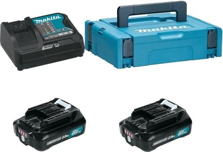 Набор 2 аккумулятора BL1021B + зарядное устройство DC10SB Makita 197658-5 купить в Уфе