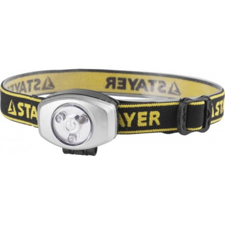 Фонарь STAYER &quot;STANDARD&quot; налобный светодиодный, 3ULTRA LED, 2CR2032 56580 купить в Уфе