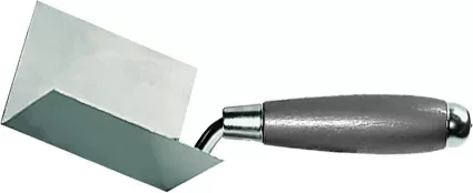Мастерок из нерж. стали 80 х 60 х 60 мм для внутренних углов деревянная ручка  MATRIX 86308 купить в Уфе