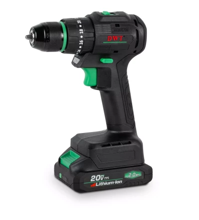 Бесщёточная аккумуляторная ударная дрель-шуруповёрт DWT ASBP-20 DNM-2 BMC купить в Уфе