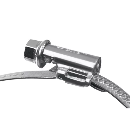 ЗУБР Х-9Н, 70 - 90 мм, накатная лента 9 мм, цинк, 25 шт, червячный хомут (37807-90) купить в Уфе