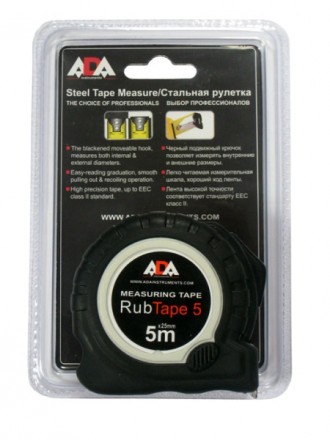 Рулетка 5 м х 25 ADA RubTape 5 купить в Уфе