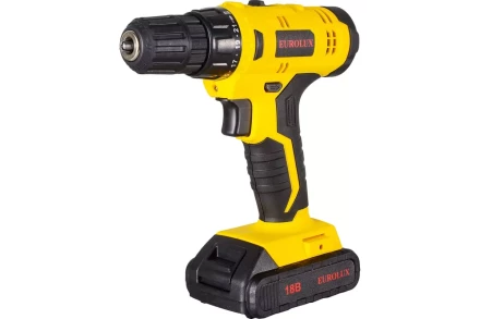 Дрель-шуруповерт Eurolux ДА-18/2Li 72/14/40 купить в Уфе