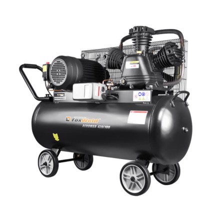 Компрессор масляный ременной AEROMAX 420/100 FoxWeld купить в Уфе