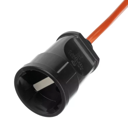 Удлинитель-шнур силовой 50 м, 10A, тип УХ10, 1 розетка, Россия Сибртех 96054 купить в Уфе