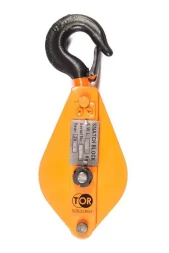 Блок монтажный однорольный с крюком TOR HQG(L) K1-3,2 т с откидной щекой (K) 1048149