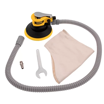 Эксцентриковая шлифовальная машина Denzel EPG150, 150 мм, 10000 об/мин, 5 мм, 160 л/мин 57476 купить в Уфе