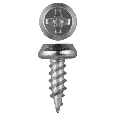 Саморезы ЗУБР "МАСТЕР" оцинкованные, для крепления лист. металла до 0.9мм, полуцилиндр. головка, 3.5ммx11мм, 22000шт 4-300120-35-11 купить в Уфе