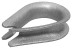 Коуш DIN 6899, оцинкованный, 3мм, 2 шт, ЗУБР Мастер 304496-03 304496-03 купить в Уфе