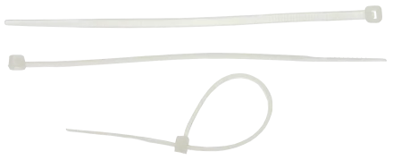 Кабельные стяжки белые КС-Б2 нейлоновые пакет серия ПРОФЕССИОНАЛ купить в Уфе