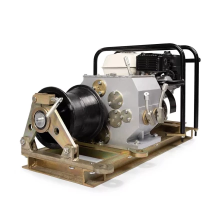 Лебедка тяговая автономная КВТ ЛТА-3 с бензиновым приводом, 3 т (88396) купить в Уфе