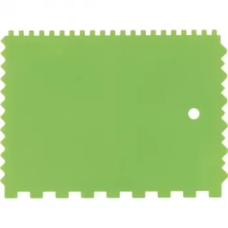 Шпатель для клея, пластмассовый, 130х170 мм, зубчатый СИБРТЕХ 86018