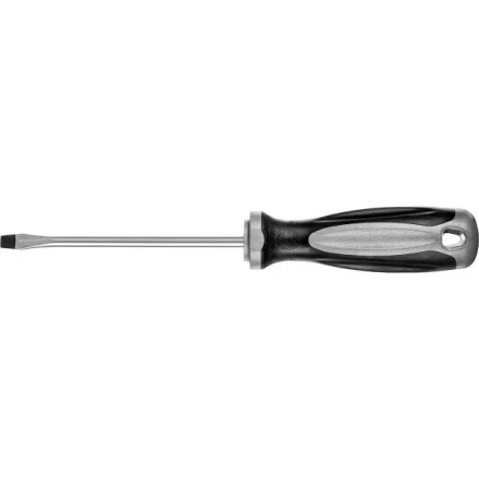 Отвертка MIRAX 25095-05-10, закаленный стержень, двухкомпонентная рукоятка, SL5x100мм 25095-05-10 купить в Уфе