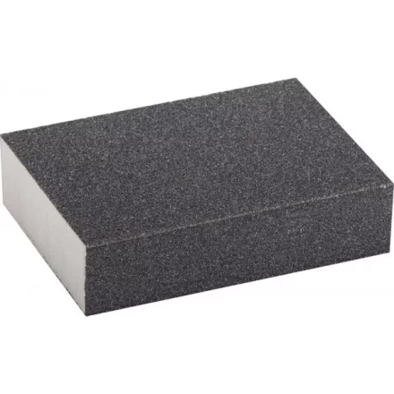 Губка шлифовальная ЗУБР &quot;ЭКСПЕРТ&quot; четырехсторонняя, SiC, средняя жесткость, Р120, 100х68х26 мм 35612-120 купить в Уфе