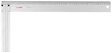 Угольник ЗУБР &quot;ЭКСПЕРТ&quot; столярный, жесткое профилированное полотно, усиленная алюминиевая рукоятка, 500мм 34395-50 купить в Уфе