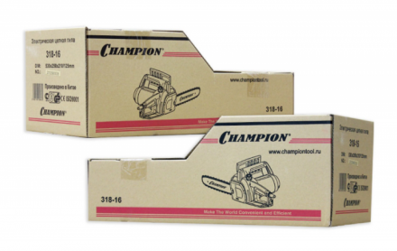 Электропила 318-16 3/8-1,3-57 поперечный двигатель CHAMPION купить в Уфе
