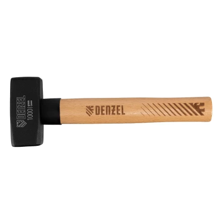 Кувалда, 1000 г Denzel, кованая головка, буковая рукоятка 11018 купить в Уфе
