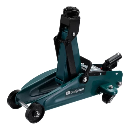 Домкрат гидравлический подкатной Сибртех 50832, 2 т, 127-330 мм купить в Уфе