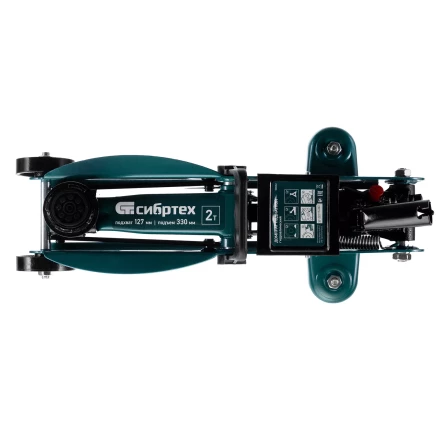 Домкрат гидравлический подкатной Сибртех 50832, 2 т, 127-330 мм купить в Уфе