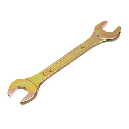 Набор ключей рожковых 6-17 мм, 6 шт, желтый цинк Сибртех 15279 купить в Уфе