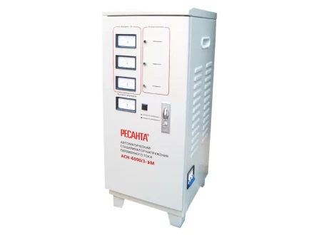 Стабилизатор трехфазный РЕСАНТА АСН-6000/3 купить в Уфе