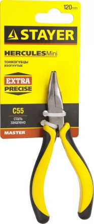 Тонкогубцы STAYER &quot;MASTER&quot; изогнутые &quot;HERCULES&quot; &quot;MINI&quot;, 120мм 2218-3_z03 купить в Уфе