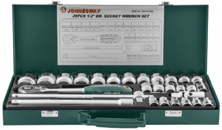 Набор головок торцевых 1/2&quot;DR 8-34мм 28предметов S04Н4728S Jonnesway 47534 купить в Уфе
